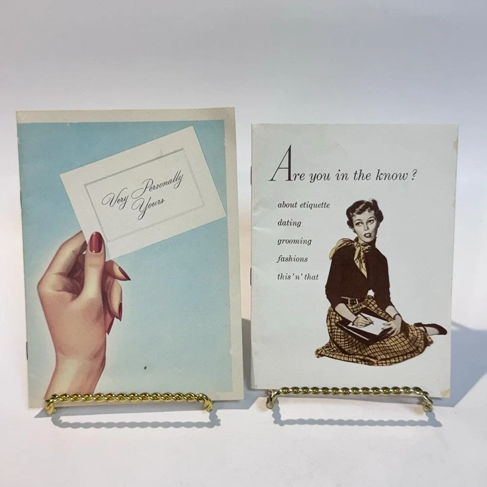 Kimberly Clark Corp 1946 1956 Vintage Paper Ephemera Pamphlets for Young Women